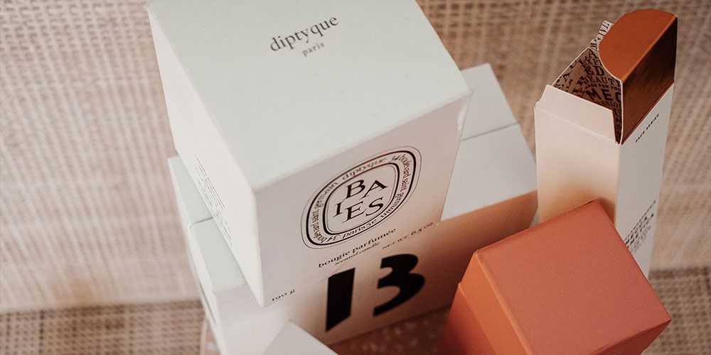 Diptyque boxes