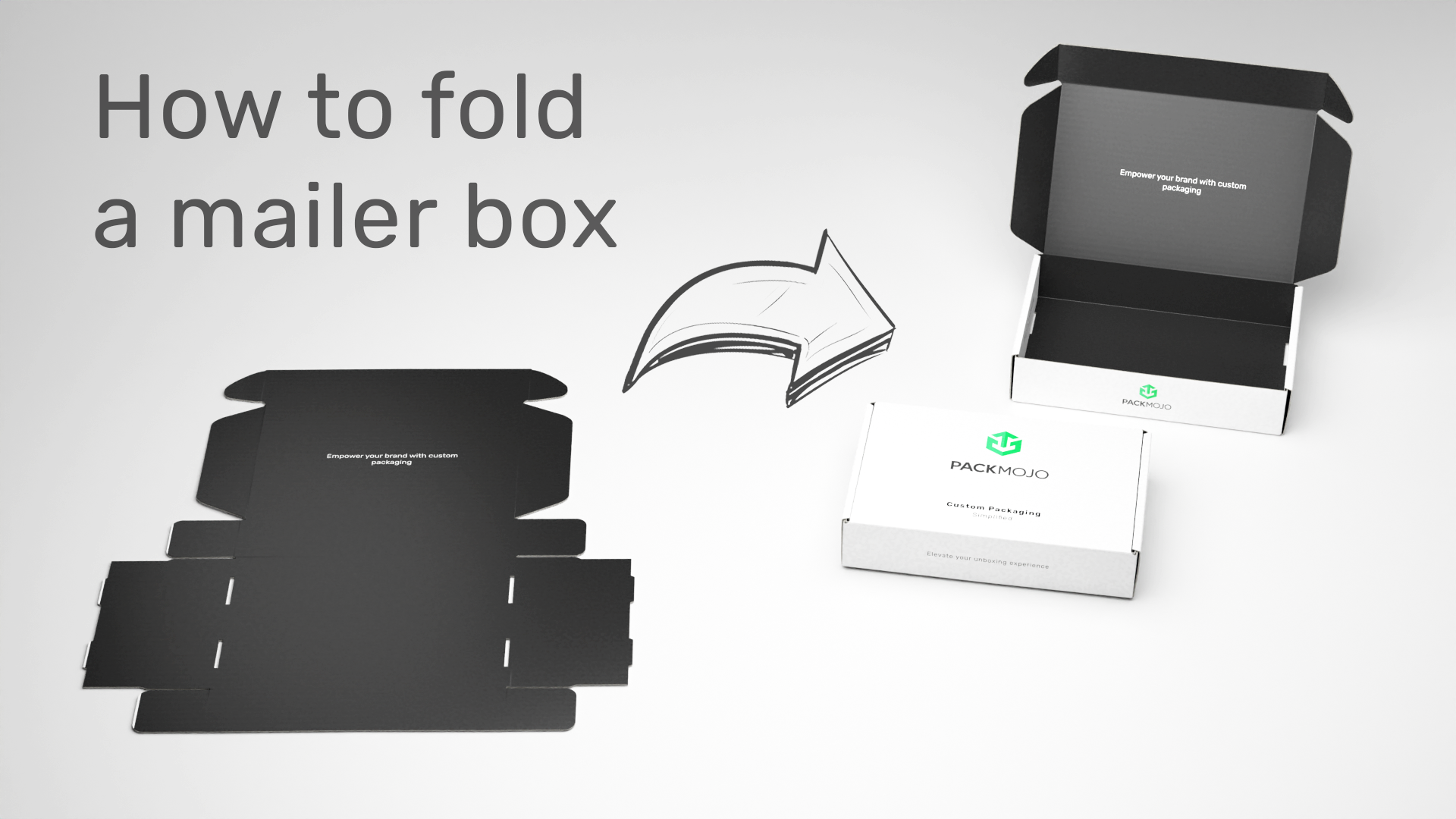 How to fold a mailer box