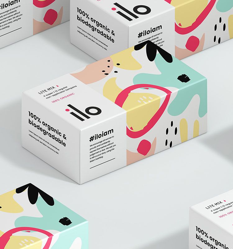 Ilo tampon packaging