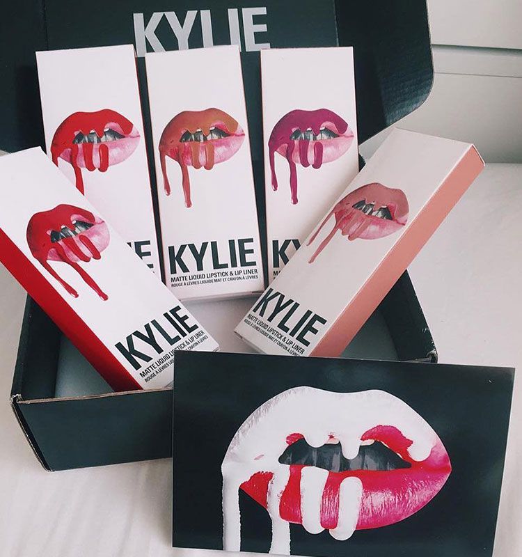 Kylie cosmetics packaging