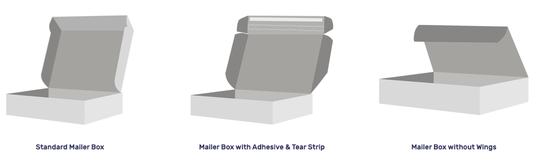 Mailer box types PackMojo