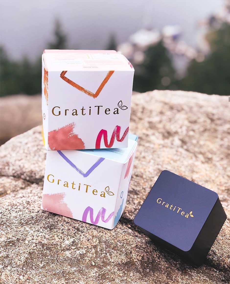 GratiTea custom rigid boxes tea