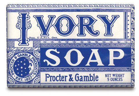 P&G vintage soap packaging