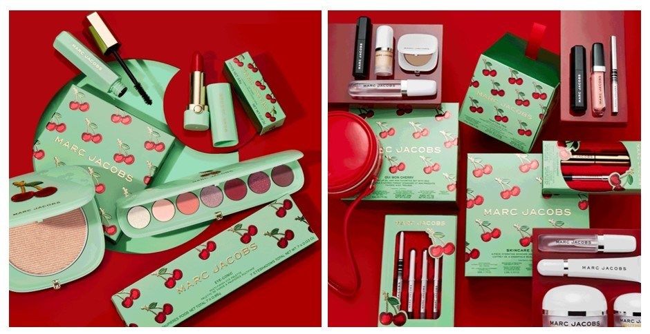 Marc Jacobs Very Merry Cherry holiday packaging