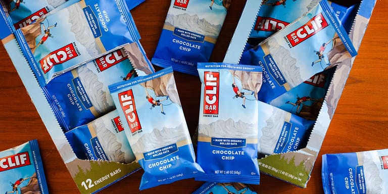 CLIF bar chocolate chip energy bars