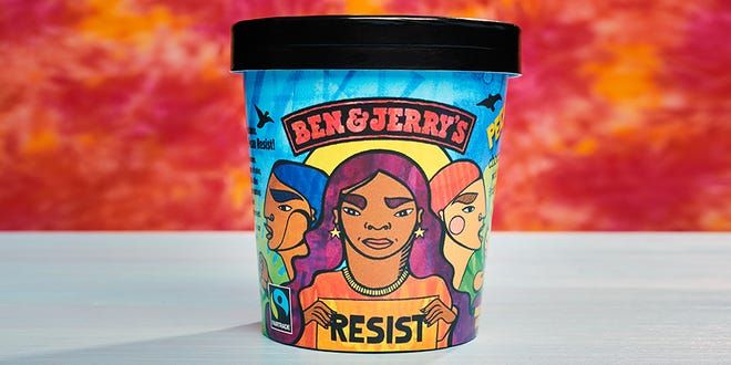 Ben and Jerry's pecan resist flavor