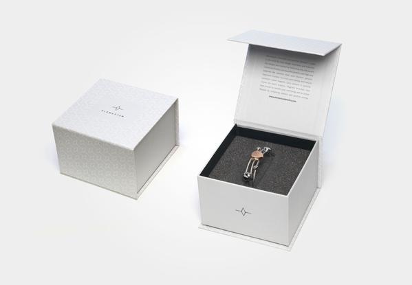 Elementum Jewelry rigid box with magnetic closure