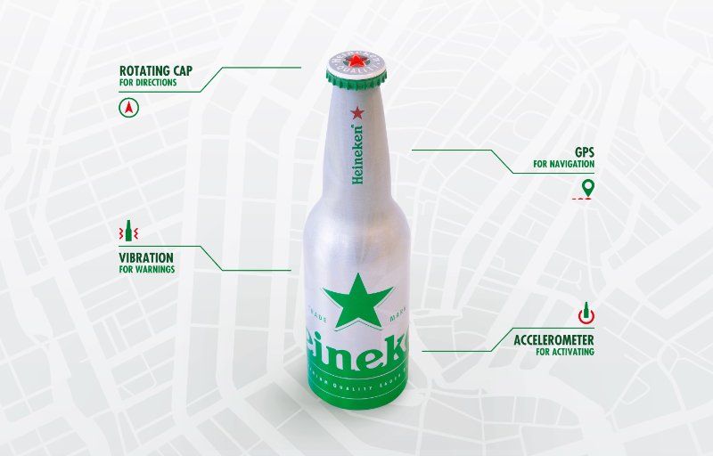 Heineken activated packaging