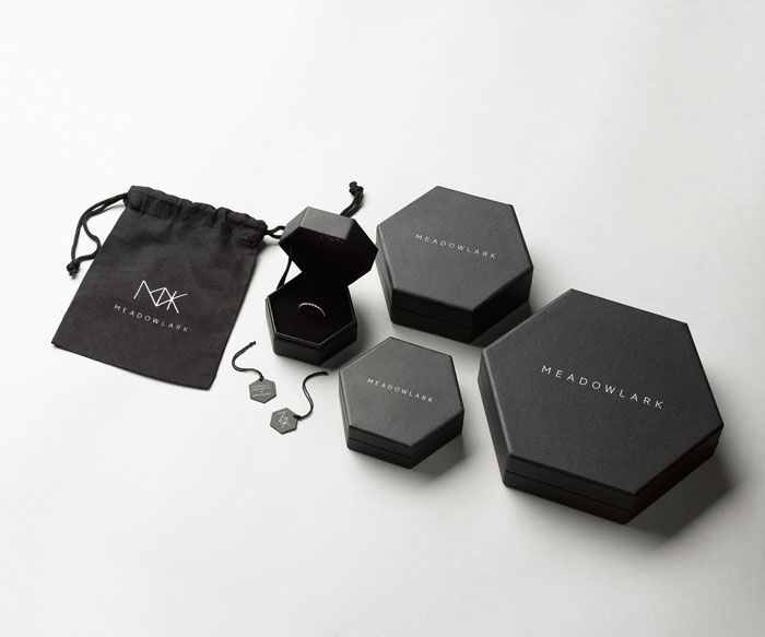 Meadowlark hexagon rigid box