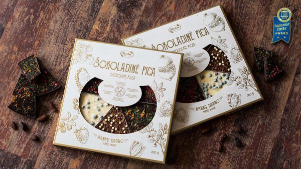 Sokoladine Pica folding carton box for chocolates