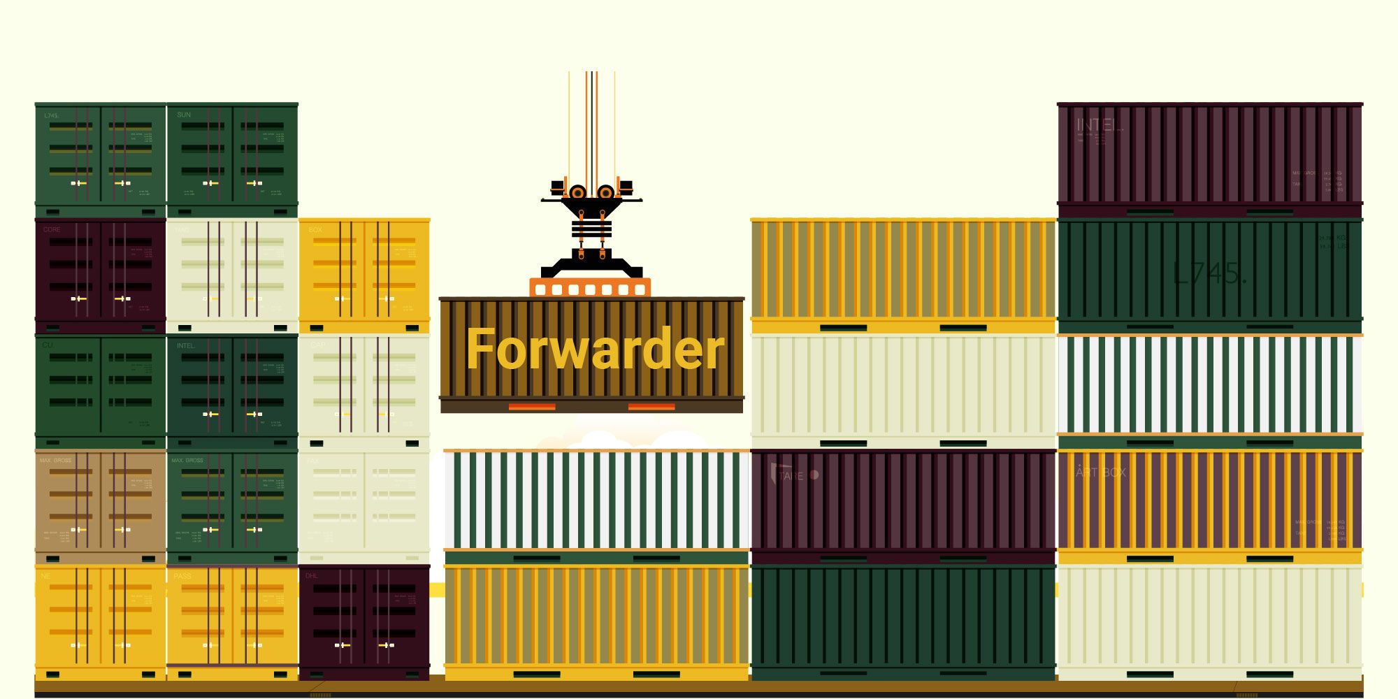 Freight forwarder graphic