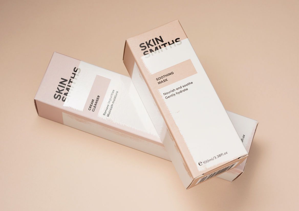 Skinsmith's folding carton box packaging