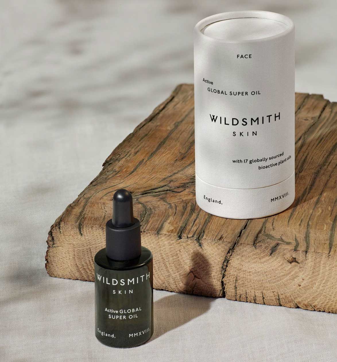 Wildsmith Skin custom cardboard tube packaging