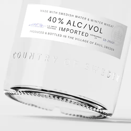 Swedish vodka label design