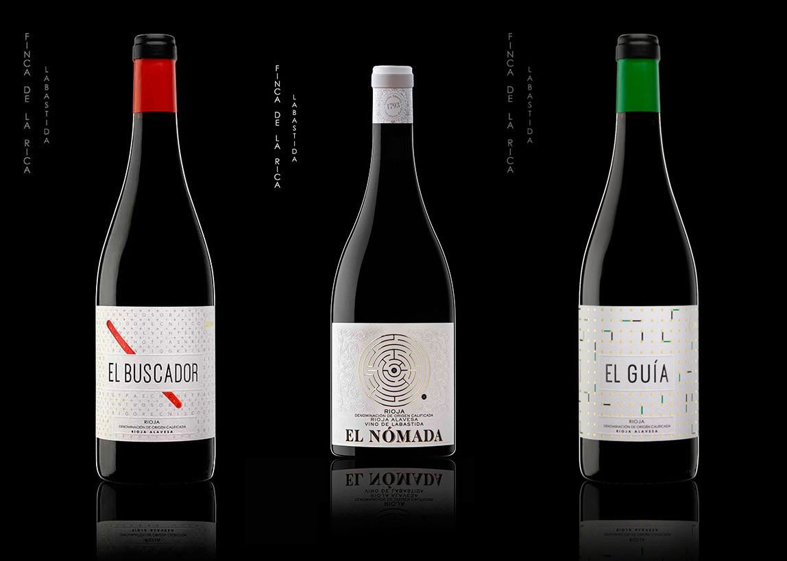 Finca de la Rica bottle label design