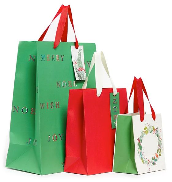 Marks and Spencer gift bag with ribbon handle