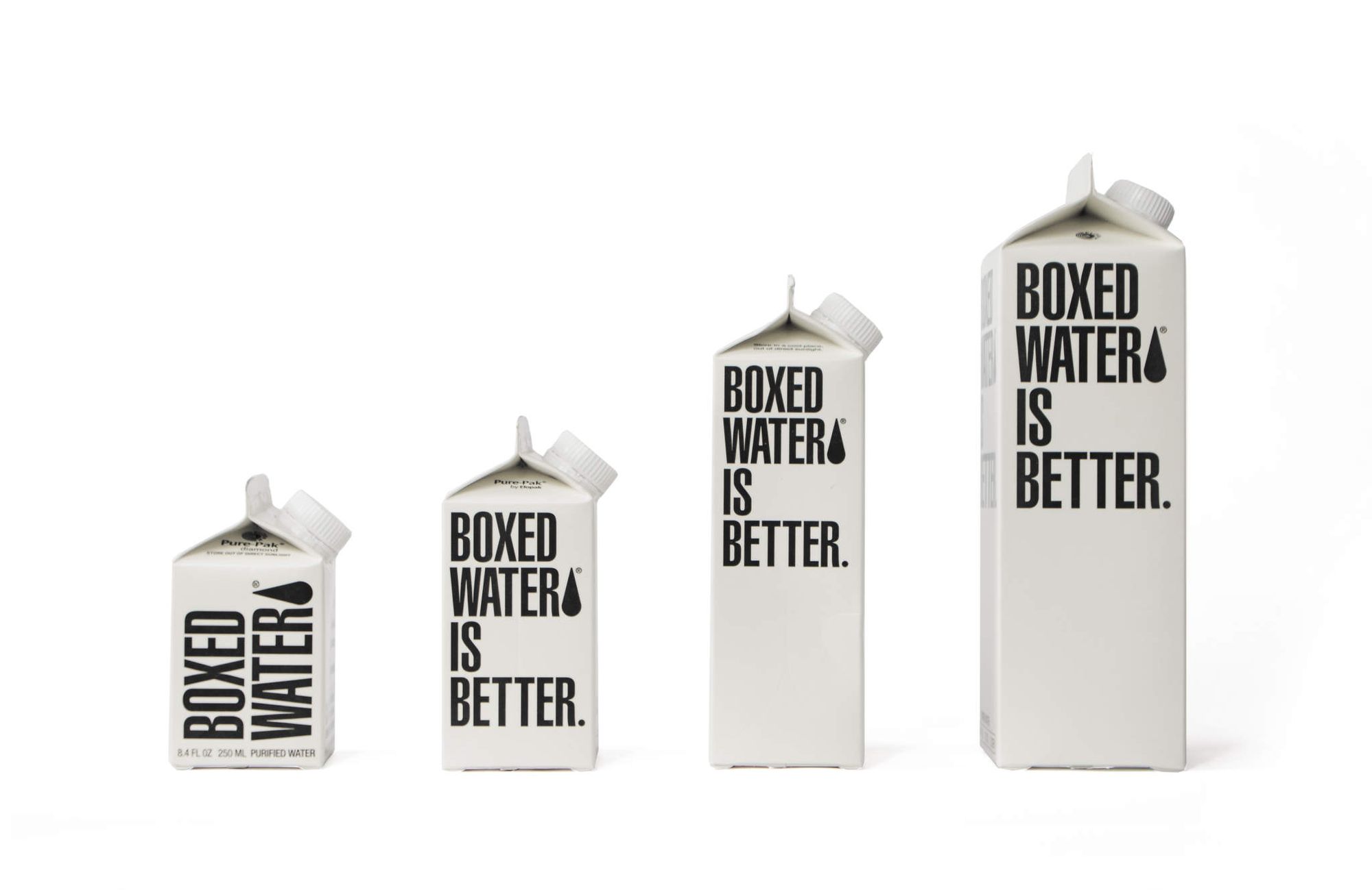 Boxed Water Cartons