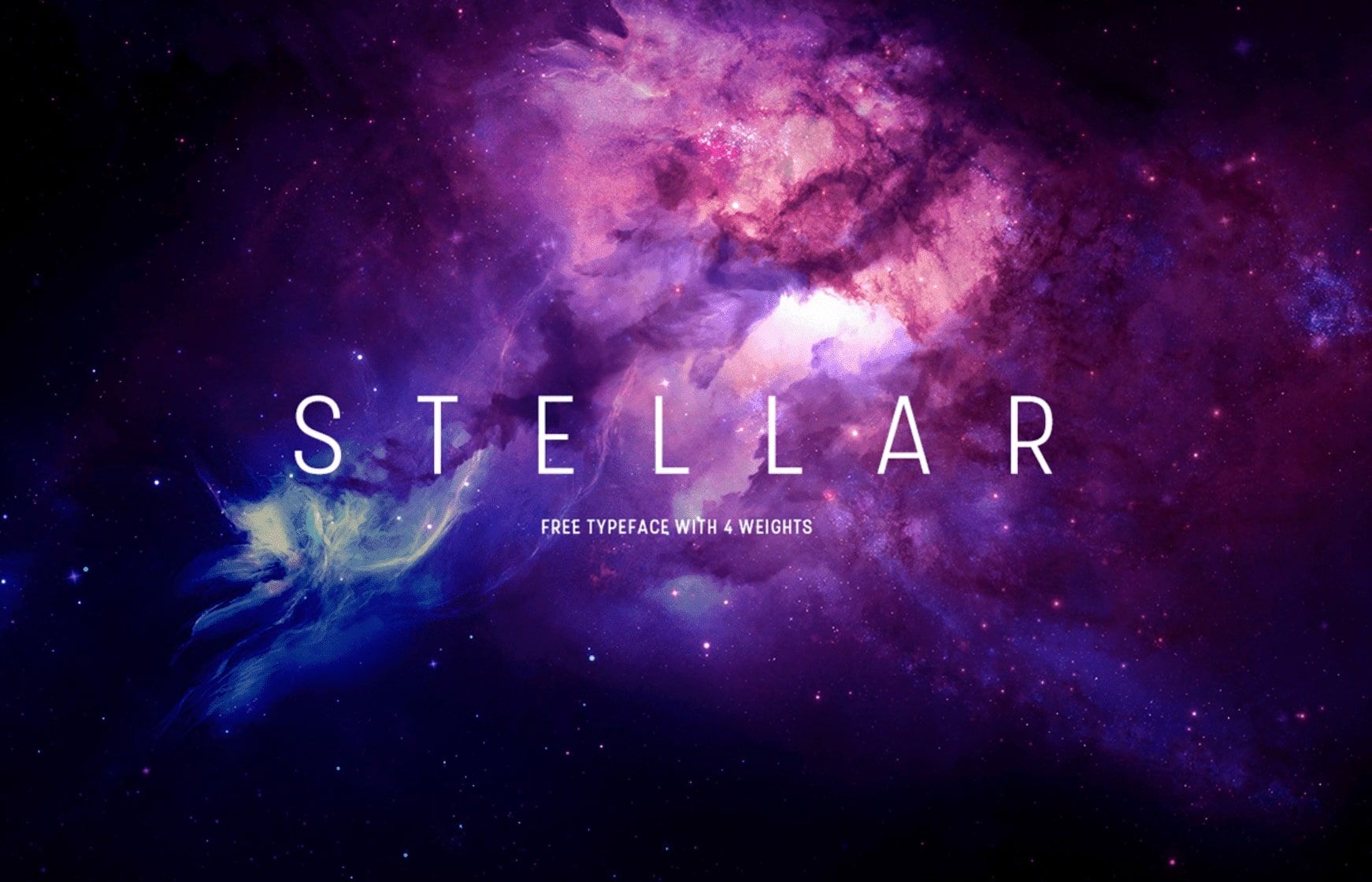 Stellar font banner