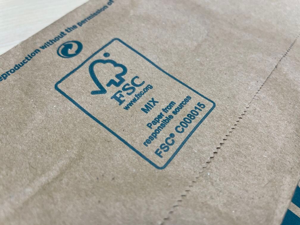 FSC Mix Logo on Paper Bag