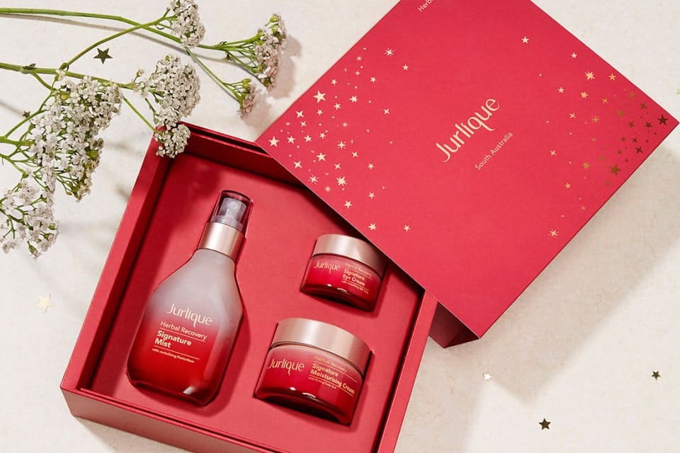Jurlique Seasonal Personalize Packaging Luxury Cosmetics Christmas