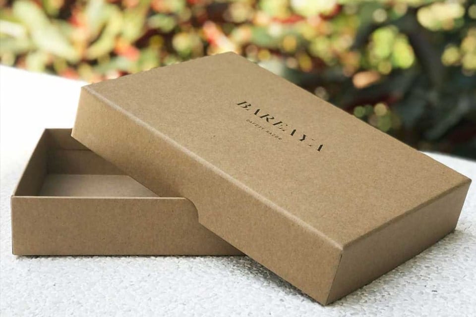 Bareaya Sustainable Kraft Rigid Box Packaging