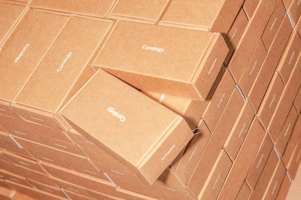 Curology Cardboard Box Packaging Sustainable Mailer Box