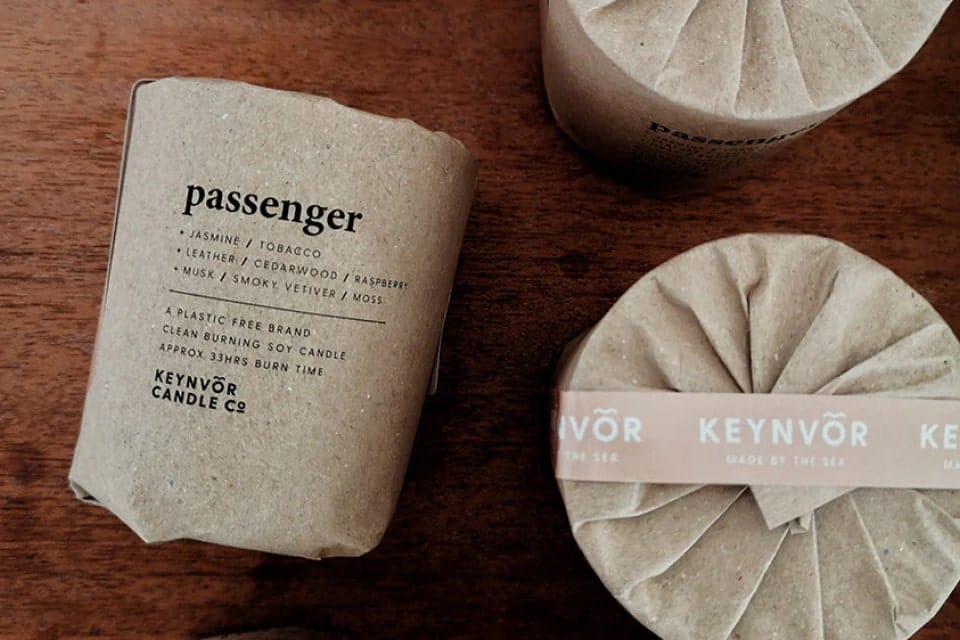 Keynvor Candle Packaging Kraft Tissue Paper Sustainable