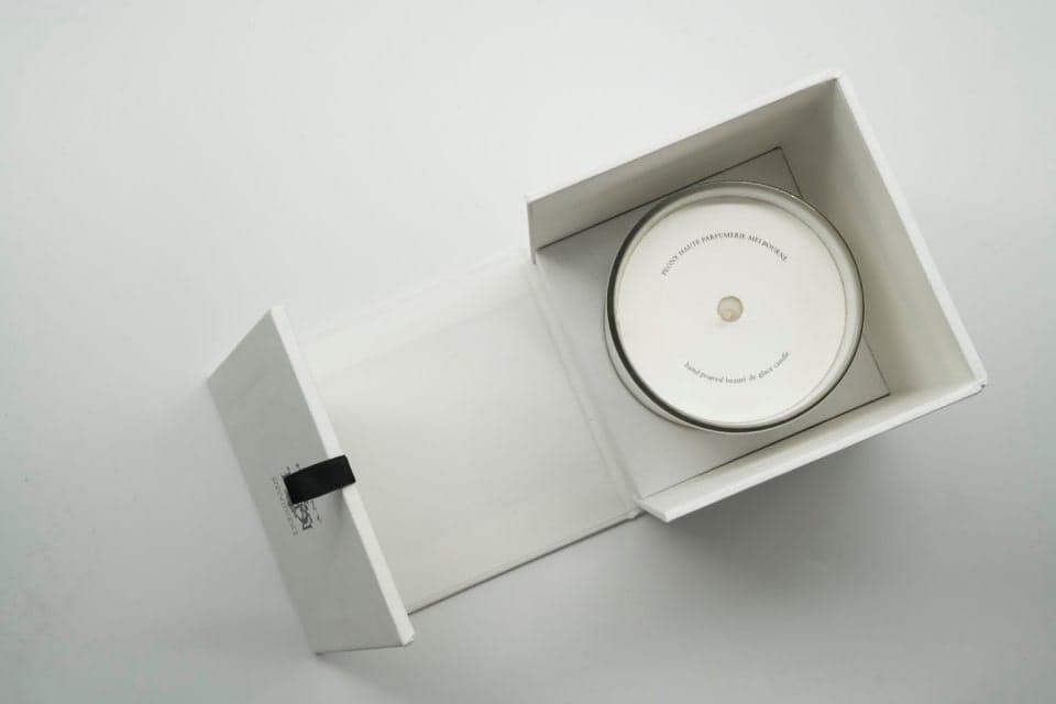 Peony Melbourne Custom Insert Luxury Candle Packaging