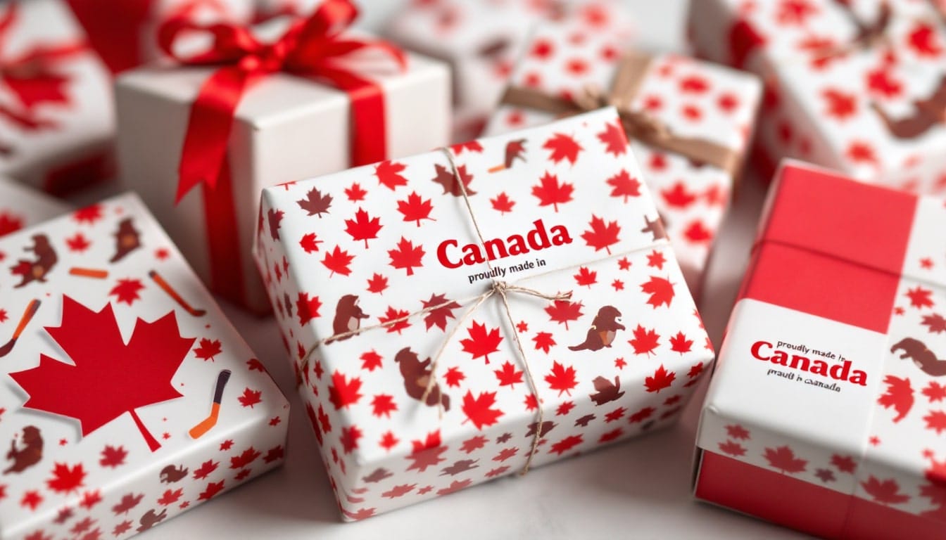 Canada Day Gift Packaging