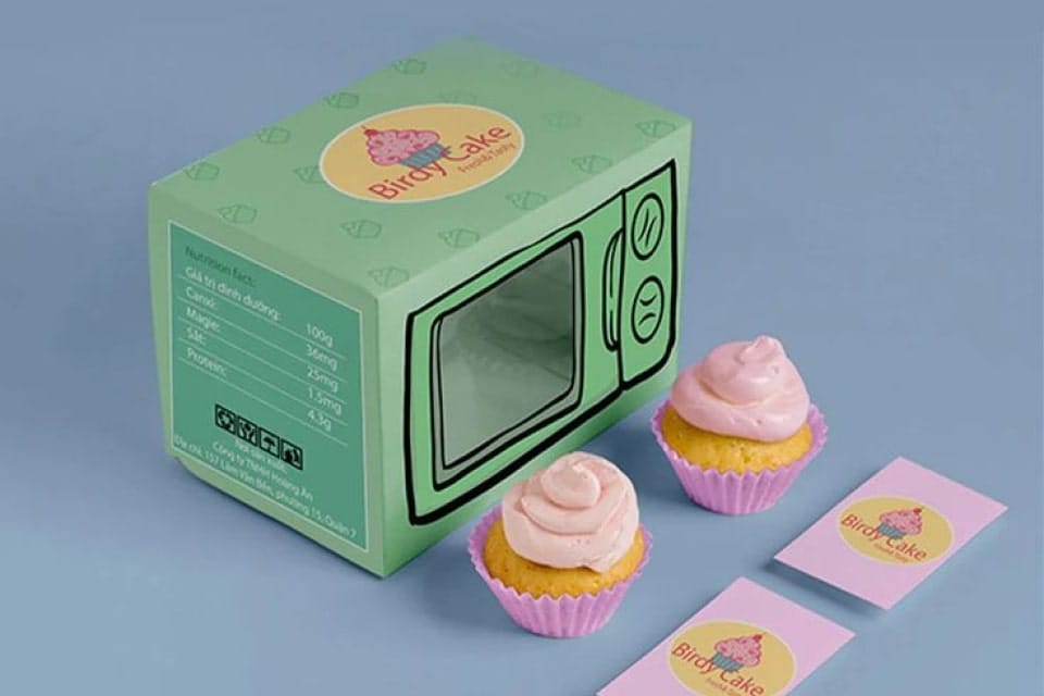 Cake Box Inspiration Window Microwave