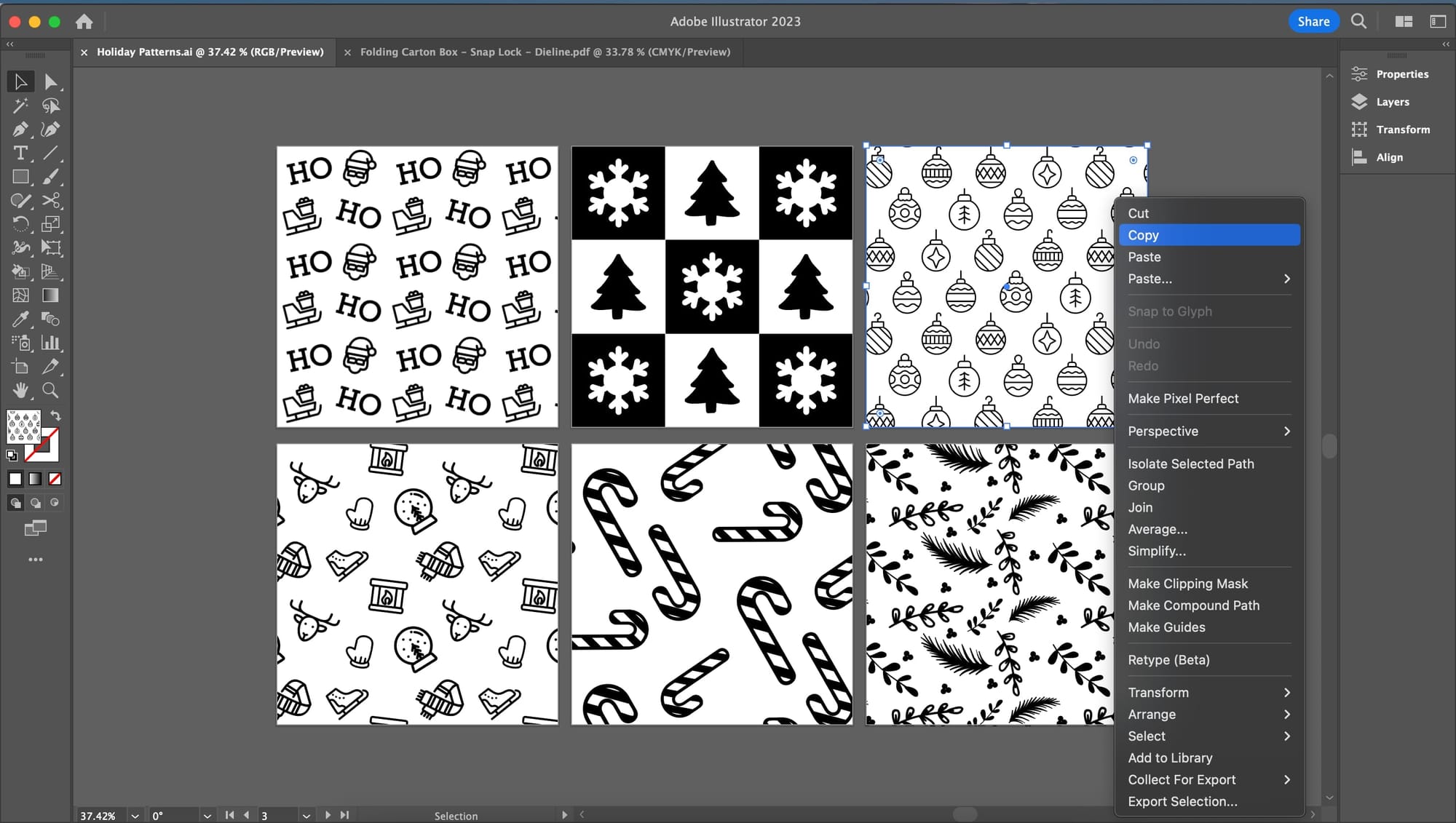 Packaging Holiday Designs Copy Packaging