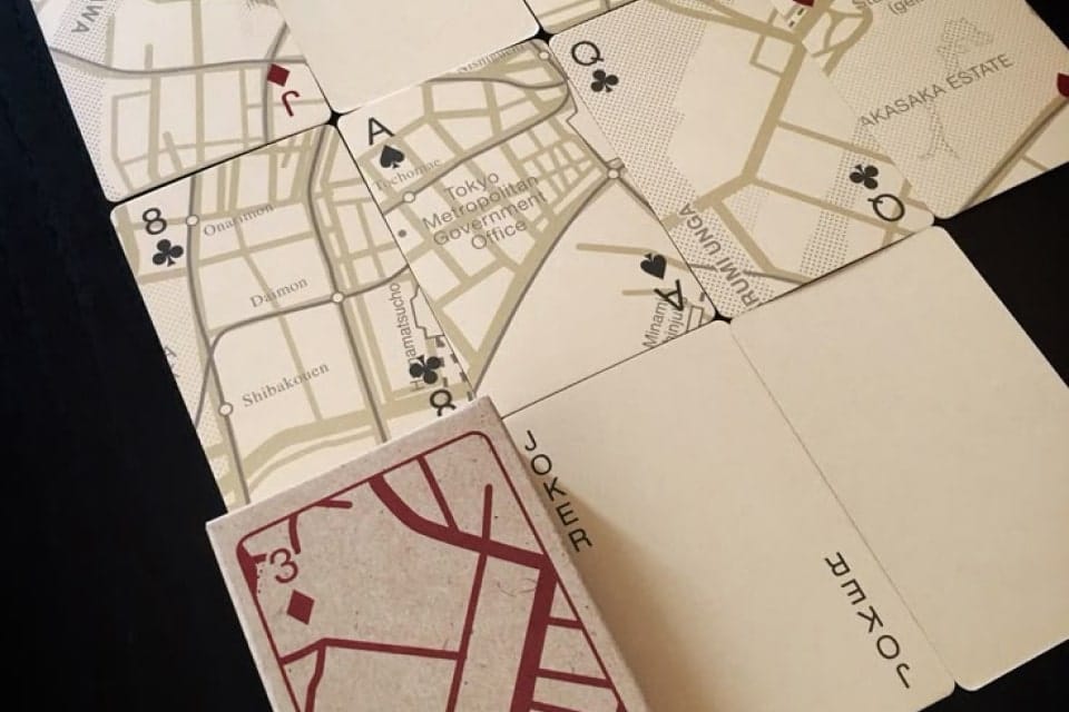 Custom Playing Card Games Sustainable Creative Map Design