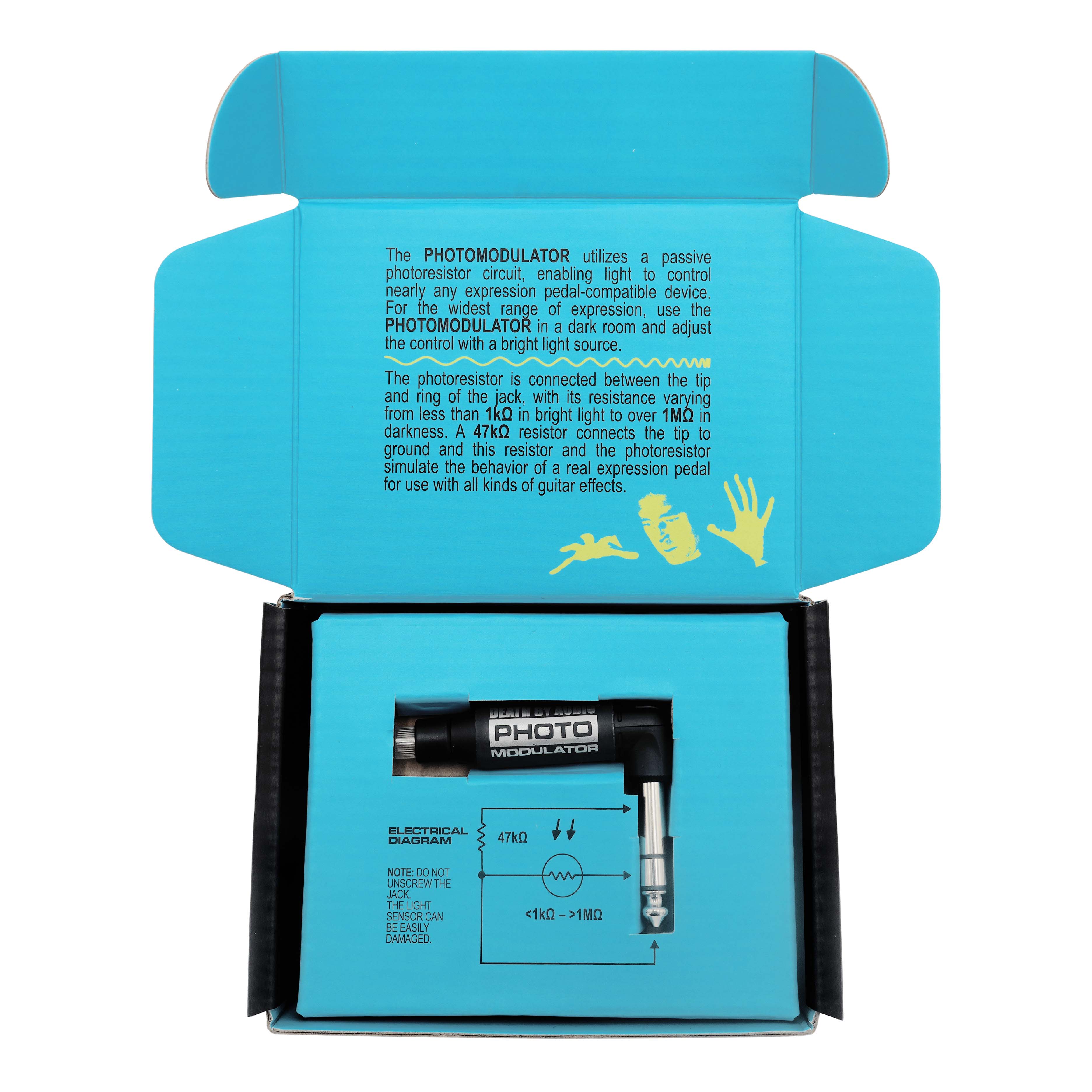 Death By Audio Mailer Box and Insert for Photo Modulator Product
