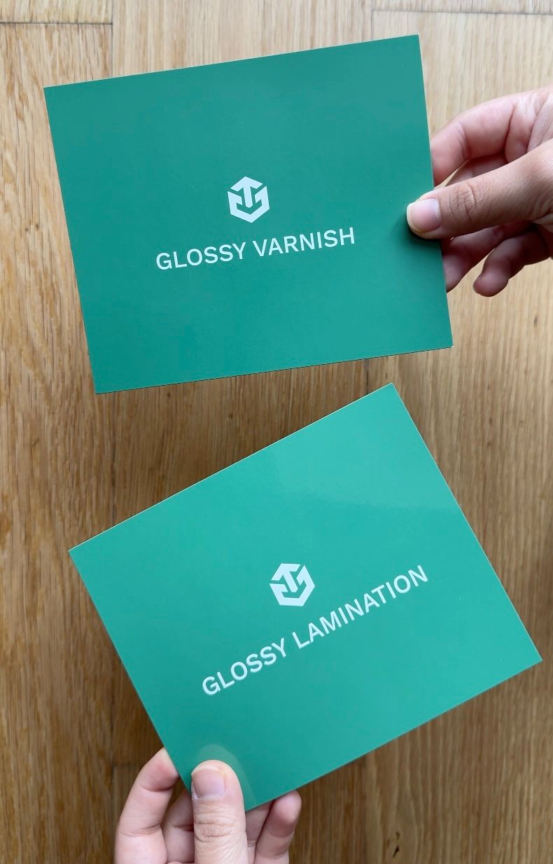 Varnish vs Lamination