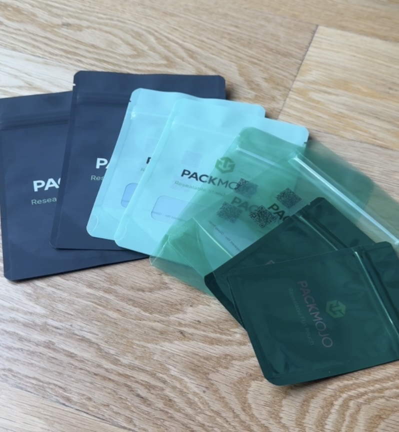 Assorted PackMojo Custom Pouches
