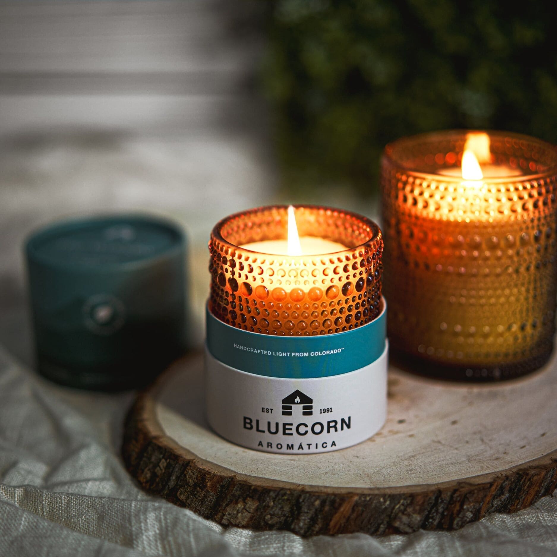 Bluecorn Candles The Woodsy Custom Tube Packaging