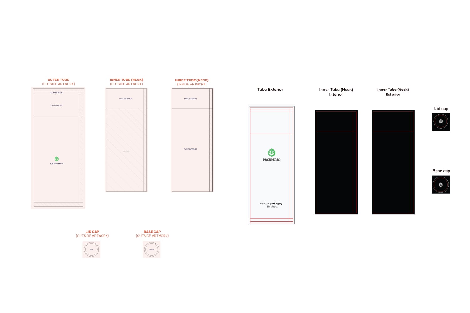 Cardboard Tube Dieline Orientation Guide Final Check