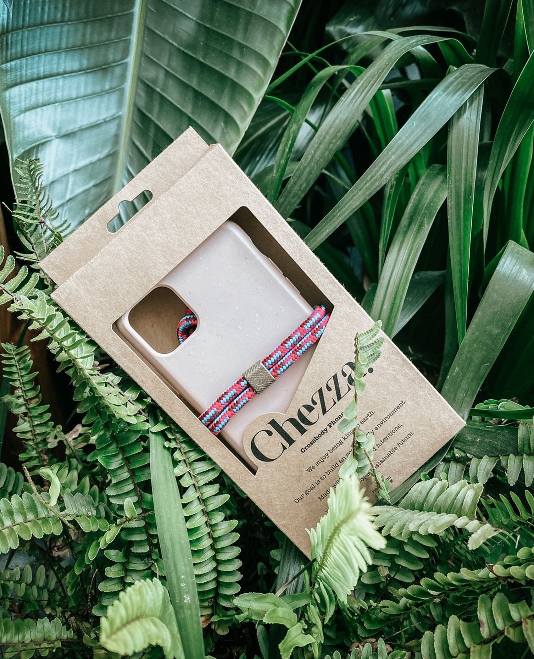 Chezza Kraft Folding Carton Box with Hang Tab and Window