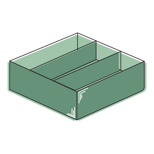 Custom Box Dividers Mockup