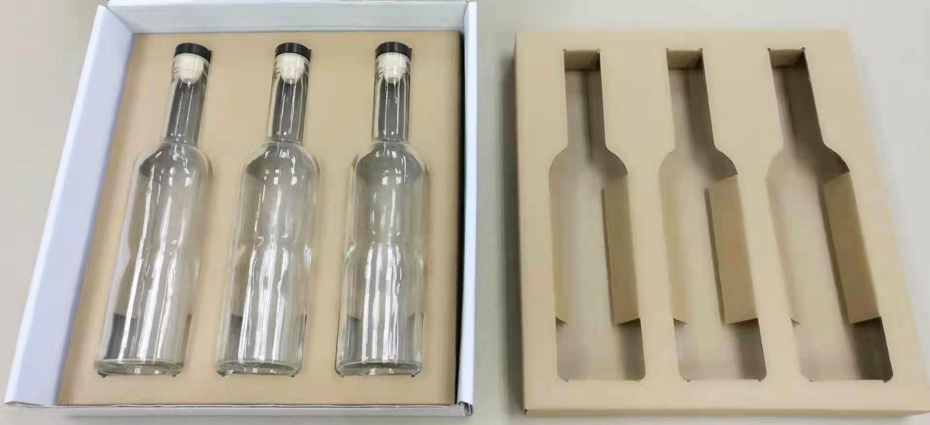 Custom Box Inserts for Glass Bottles