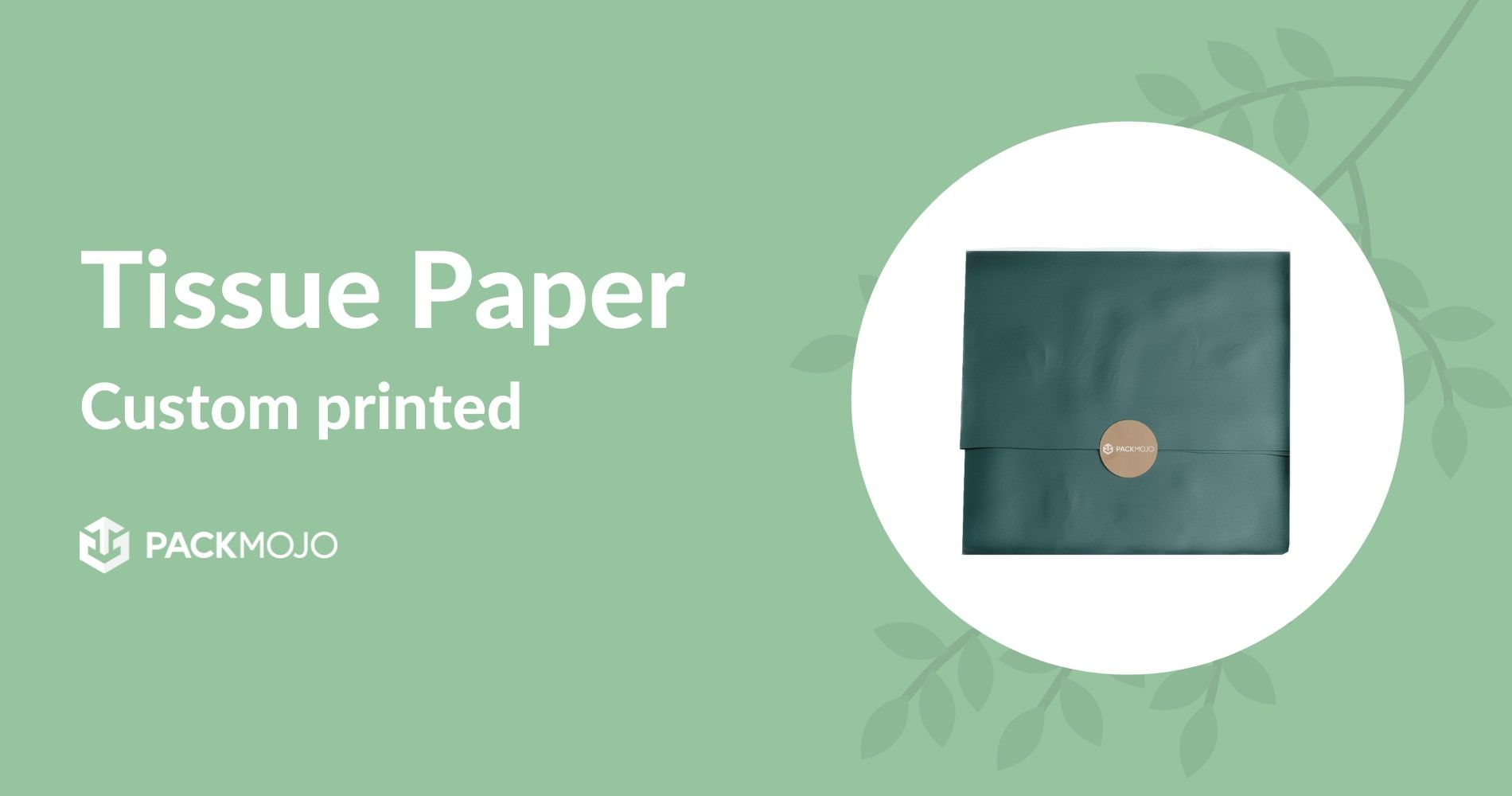 Custom Tissue Paper Printed Tissue Paper PackMojo