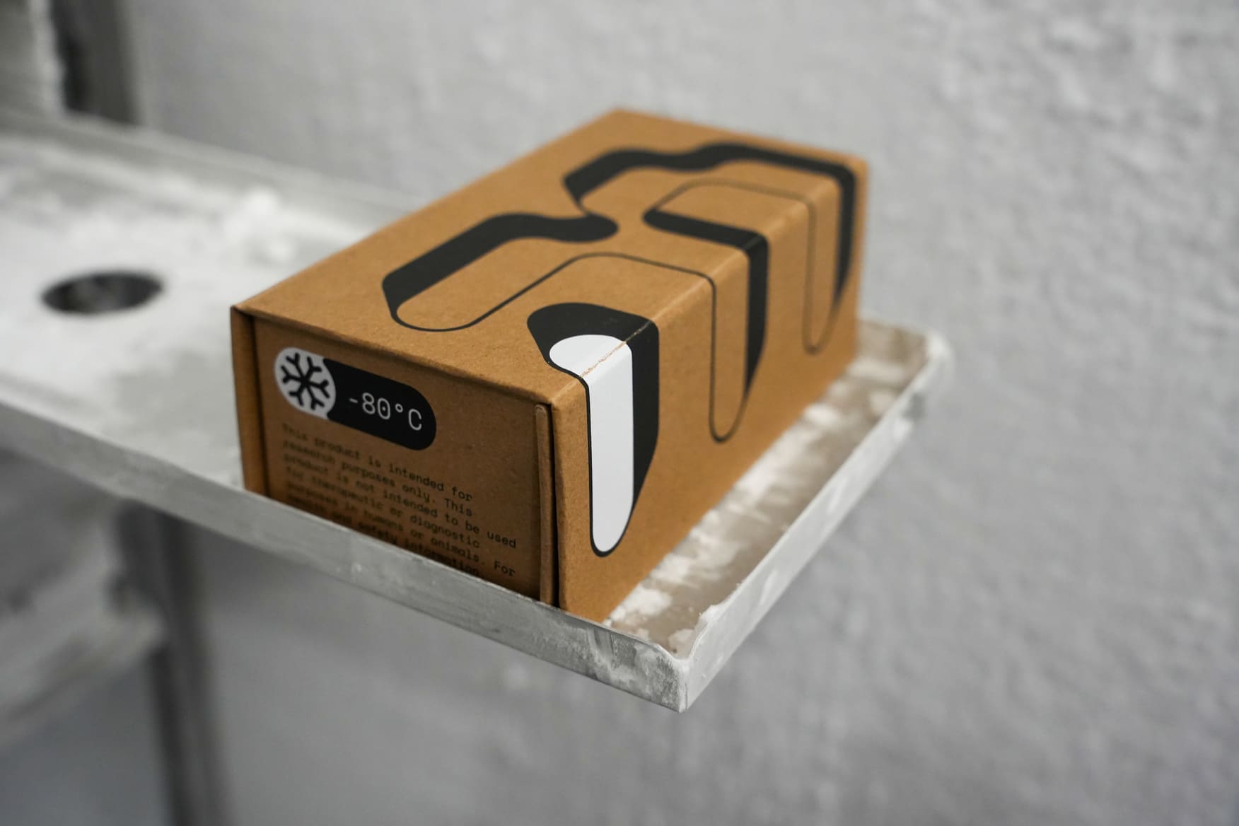 Forage Evolution Custom Kraft Magnetic Rigid Box with Black and White Ink