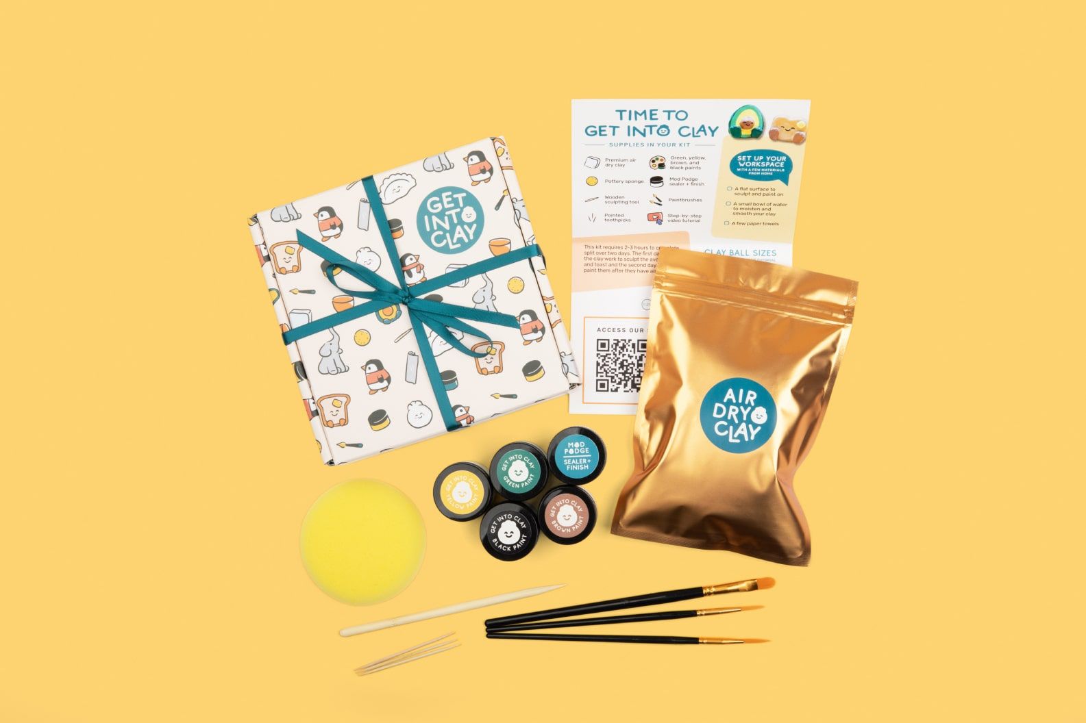 Get Into Clay Avocado Toast Kit Mailer Box