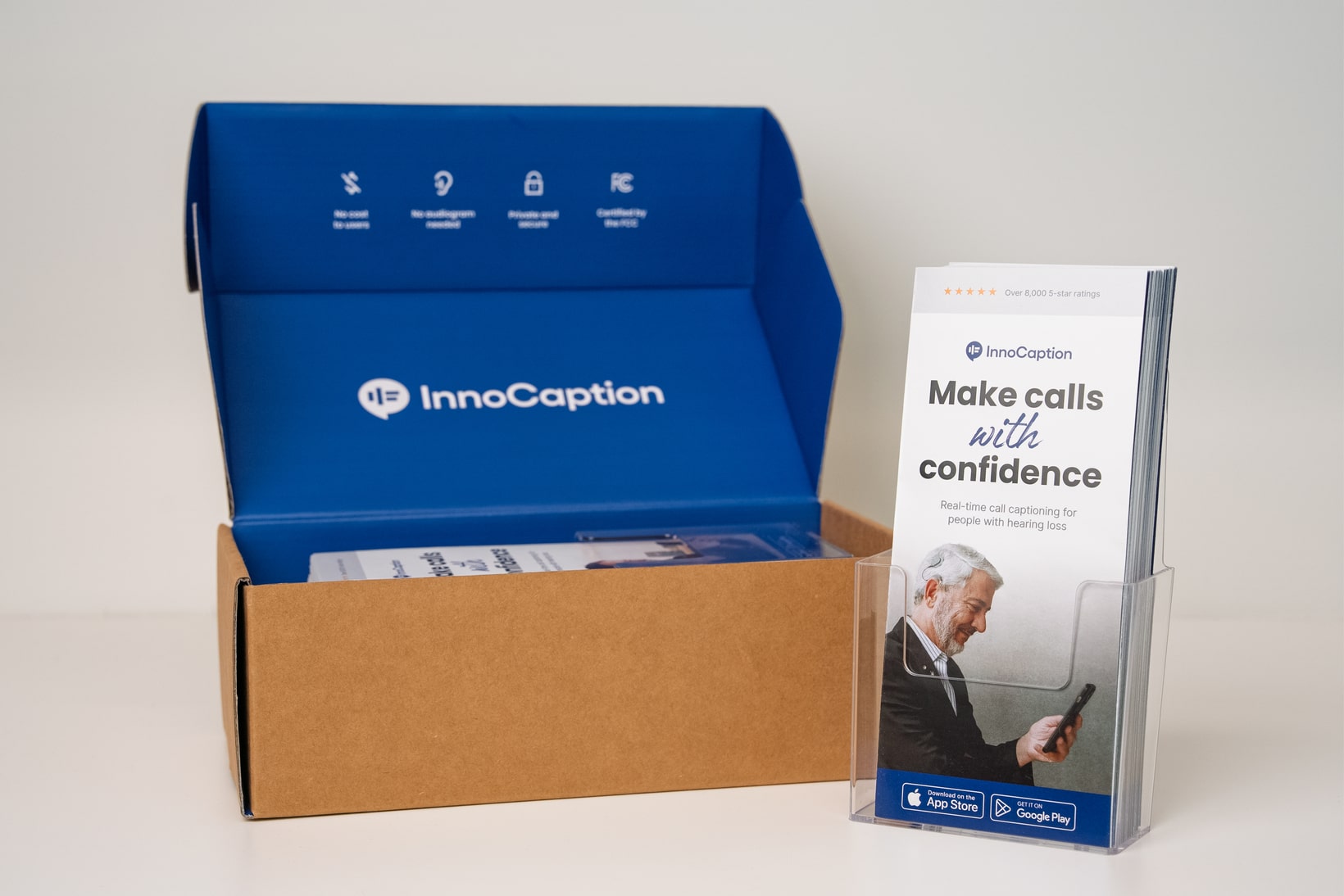 InnoCaption Brochure Box Custom Mailer Box with Insert