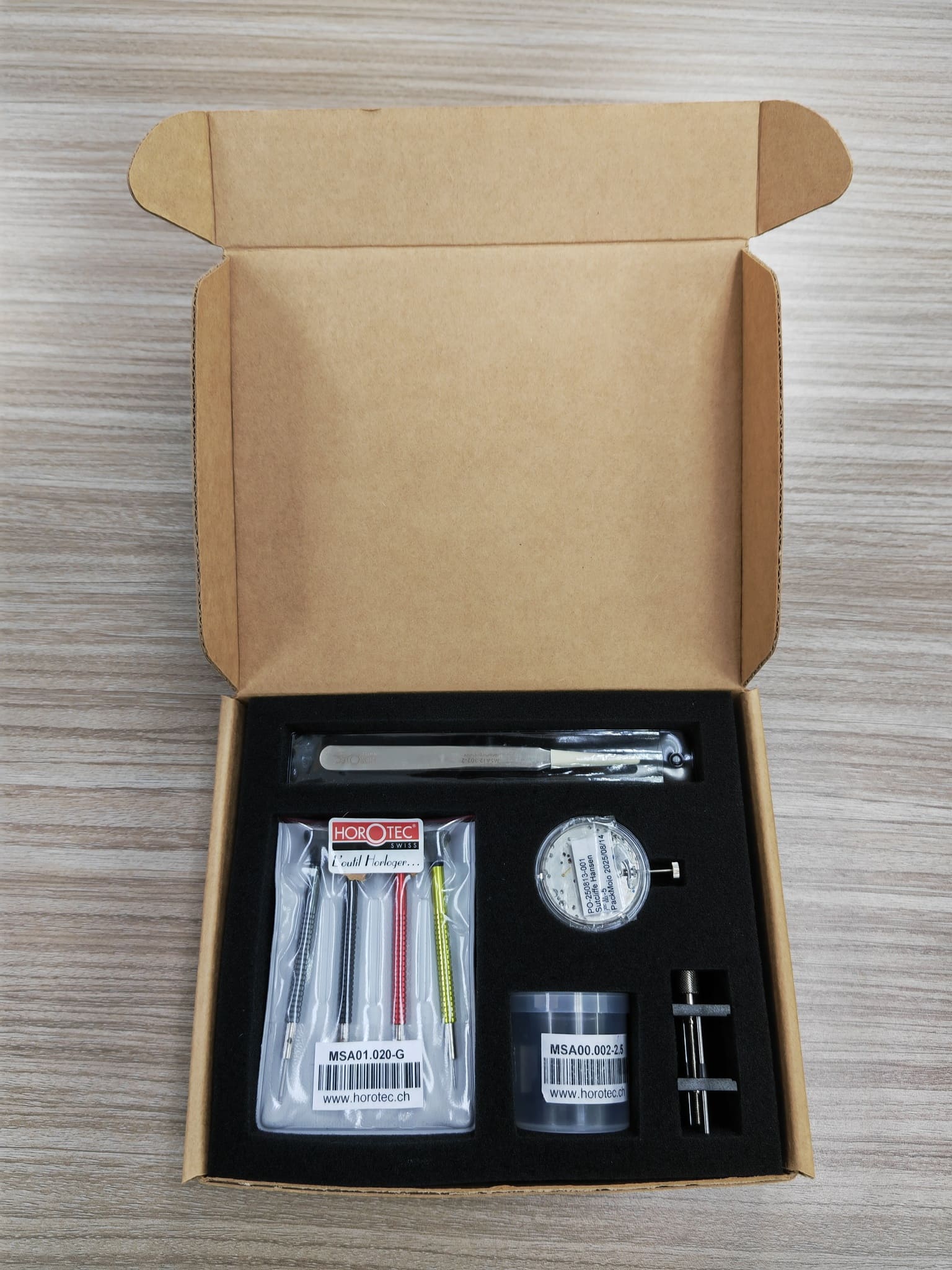 Kraft Mailer Box with PU Foam Inserts