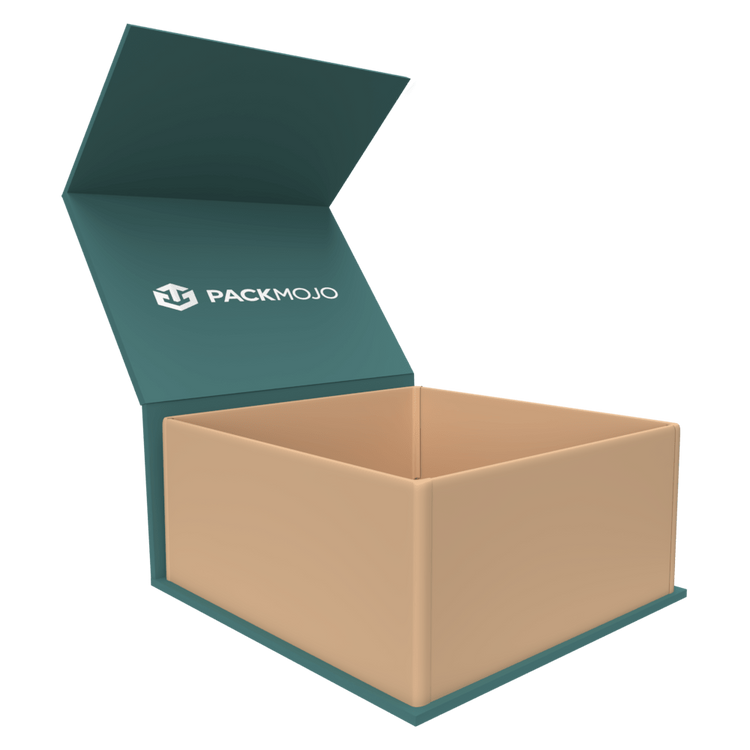 Magnetic Lid Rigid Box Mockup PackMojo
