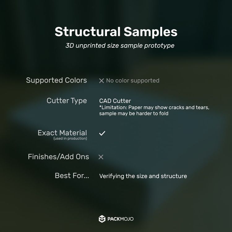 Structural Sample | Packaging Samples | PackMojo