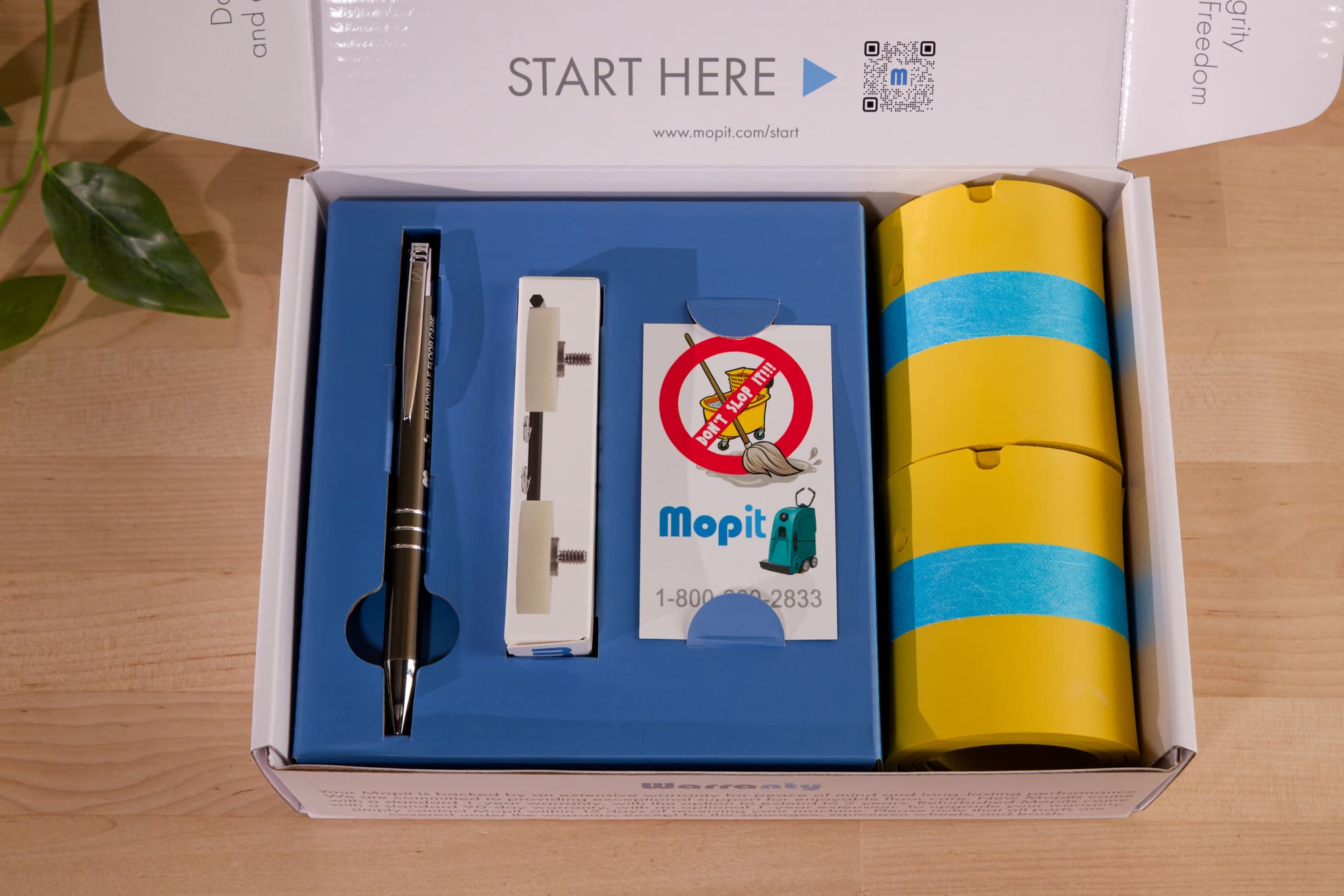 Mopit Floor Scrubber Welcome Kit Box