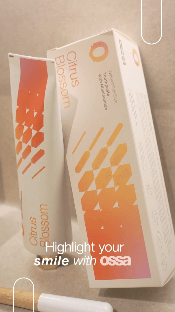 OSSA Citrus Blossom Toothpaste Folding Carton