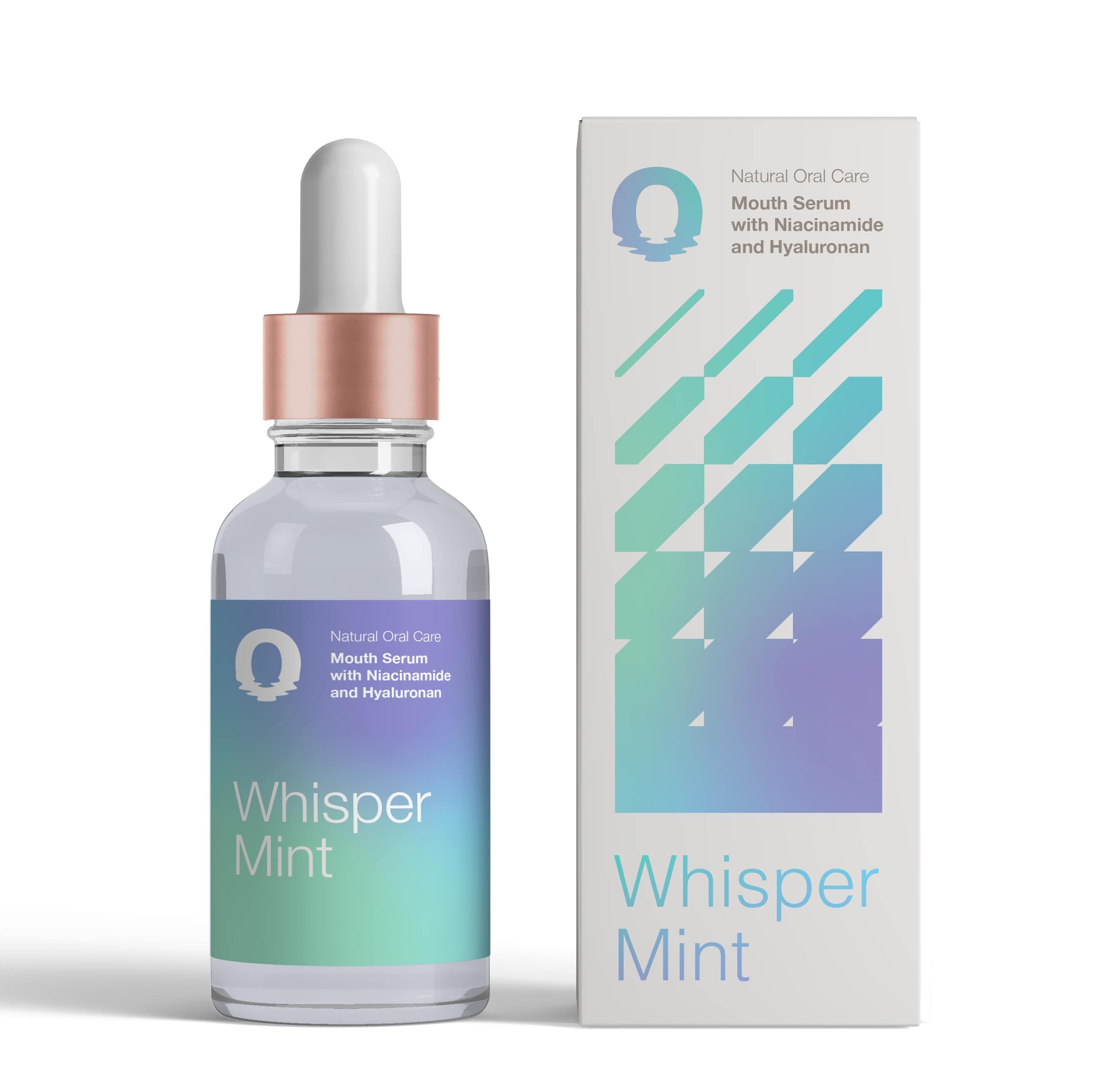 OSSA Whisper Mint Mouth Serum Folding Carton